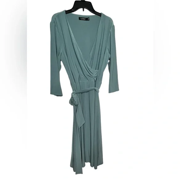 Lauren Ralph Lauren top Wrap Dress Size 16 - Picture 4 of 10